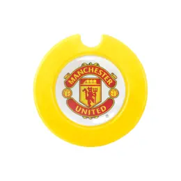 Round License Disc With Domed Sticker - Yellow